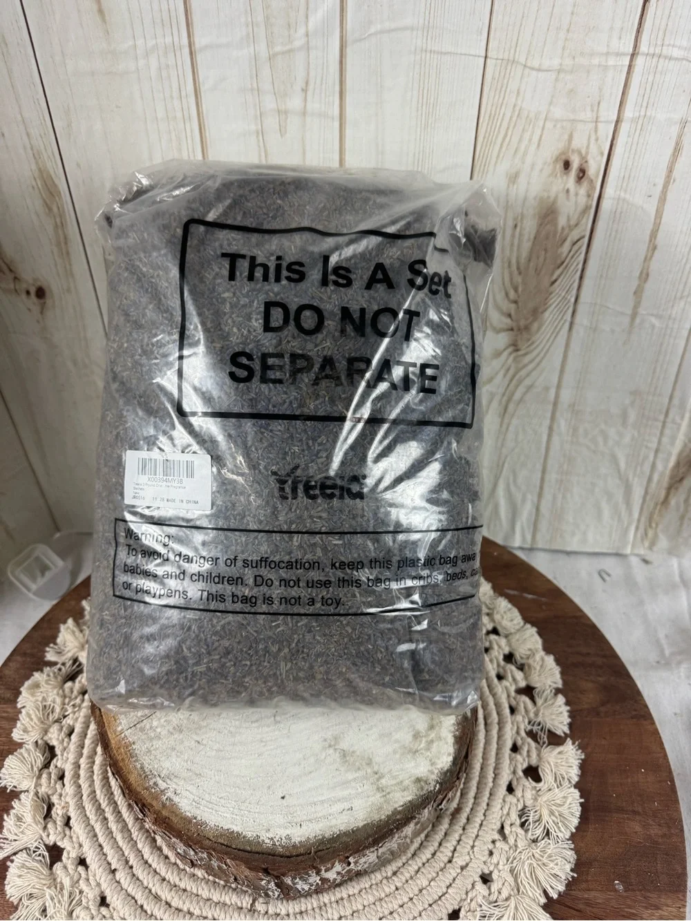 3 pound packs of treela dried home fragrance sachets.